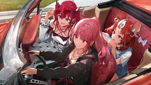 Virtual Youtuber Hololive Mori Calliope Hakos Baelz IRyS Hololive Car Hololive English Anime Girls H 2048x1022 Wallpaper