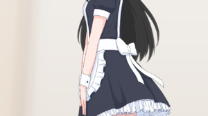 Anime Anime Girls Kantai Collection Ooyodo KanColle Long Hair Black Hair Artwork Digital Art Fan Art 1329x1781 wallpaper