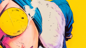 Diberkato Digital Art Artwork Illustration Simple Background Women Closeup Women With Glasses Glasse 2572x3000 Wallpaper