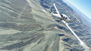 Flight Simulator Nevada Clear Sky Desert Planes 3840x2160 Wallpaper