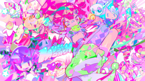 MuseDash Anime Girls Kawai Artist Music Colorful Sweets Band Aid 1920x1080 Wallpaper