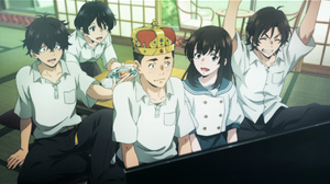 Anime Anime Movie Anime Boys Anime Girls Schoolgirl School Uniform Anime Screenshot Crown Schoolboys 1920x1200 Wallpaper