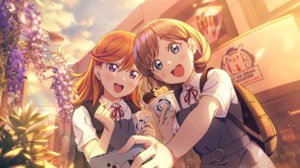 Tang Keke Love Live Love Live Super Star Kanon Shibuya Anime Anime Girls Clouds Sunset Sunset Glow P 4096x2520 Wallpaper