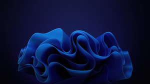 CGi 3D Abstract Abstract Windows 11 Blue Minimalism Simple Background 5120x2880 Wallpaper