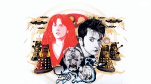 Doctor Who The Doctor TARDiS David Tennant Daleks Davros Tenth Doctor 1920x1080 Wallpaper