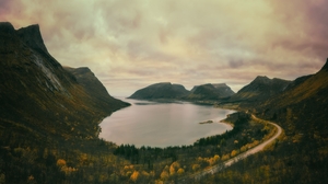 Landscape Nature Mountains Norway Lofoten Islands 8204x4614 Wallpaper
