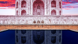Taj Mahal India Editing Photoshop 3228x3936 wallpaper
