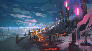 Sci Fi City 3840x2163 Wallpaper