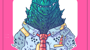 Godzilla Nft Digital Art Illustration Portrait Display Colorful 4722x6355 Wallpaper