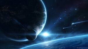 Sci Fi Planetscape 2100x1075 Wallpaper