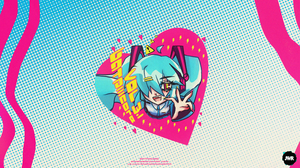 Music Cover Art Hatsune Miku Heart Design Vocaloid 3840x2160 Wallpaper