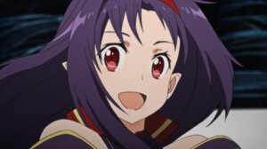 Anime Anime Girls Anime Screenshot Sword Art Online Konno Yuuki Long Hair Purple Hair Solo Digital A 1920x1080 wallpaper