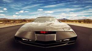 Knight Rider Sports Car TV Series Car K I T T 1980s Road Front Angle View 1920x1080 Wallpaper