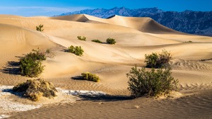 Nature Landscape USA California Sky Desert Death Valley Sand Mountains 3840x2160 Wallpaper