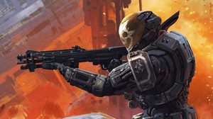 Video Game Art Halo Reach Warrior Weapon Science Fiction 5120x2880 Wallpaper