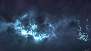 Space Nebula Watermarked Stars 1920x1080 Wallpaper