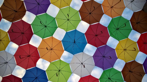Colors Umbrella 2048x1152 Wallpaper