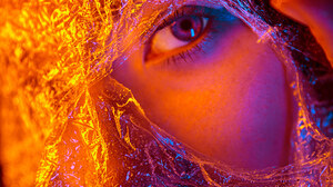Portrait Colorful Closeup Eyes Women Vertical 1920x2880 Wallpaper