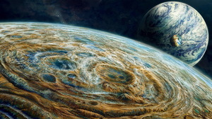 Sci Fi Planetscape 2560x1440 Wallpaper