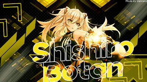 Anime Girls Shishiro Botan Hololive Yellow Eyes Shapes Dynamic White Hair 1920x1080 Wallpaper