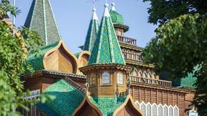 Castle Moscow Wood Architecture 4928x3264 Wallpaper