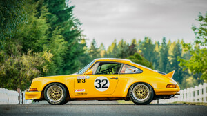 Race Car Coupe Sport Car Old Car Yellow Car Car 2048x1152 Wallpaper