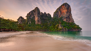 Beach Rock Thailand Tropical 4256x2832 Wallpaper