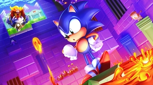 Sonic Sonic The Hedgehog Sonic 3 Lava PC Gaming Video Game Art Eggman Comic Art 90s Video Game Chara 3840x2160 Wallpaper