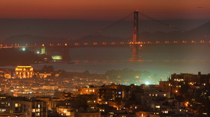 Trey Ratcliff 4K Photography California City Lights Bridge City Lights Night San Francisco 3840x2160 Wallpaper