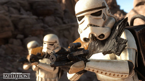 Star Wars Battlefront Imperial Stormtrooper Bodysuit Armor Helmet Gun Star Wars Weapon 1600x900 Wallpaper