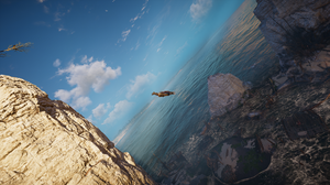 Screen Shot Dutch Tilt Diving Shipwreck Ocean View Assassins Creed Valhalla Video Games 2560x1440 wallpaper