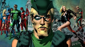 Atom Dc Comics Black Canary Dc Comics Flash Green Arrow Green Lantern Hal Jordan Kara Zor El Oliver  1600x1200 Wallpaper