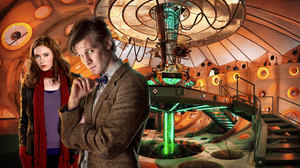 Doctor Who Amy Pond Tardis Matt Smith Karen Gillan 2126x1195 Wallpaper