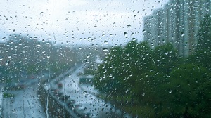 Blur Rain Raindrops Water Drop Window 4240x2832 Wallpaper