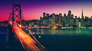 San Francisco California Cityscape Sunlight Sunset 3840x2160 Wallpaper