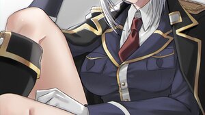 Anime Anime Girls Original Characters Long Hair Military Uniform Solo Artwork Digital Art Fan Art Ha 2150x3035 Wallpaper