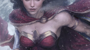 Women Artgerm DC Comics Wonder Woman 856x1300 Wallpaper