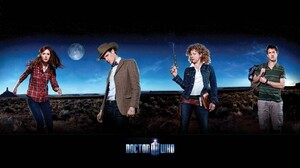 Doctor Who Amy Pond Eleventh Doctor Matt Smith Karen Gillan Arthur Darvill 1600x900 Wallpaper