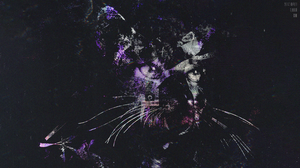 Glitch Art Abstract Graphic Design Animals Cats 3840x2160 Wallpaper