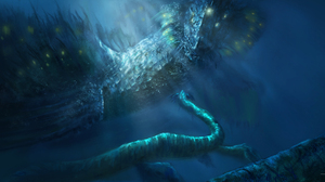 Creature Sea Monster Underwater 5400x2700 Wallpaper