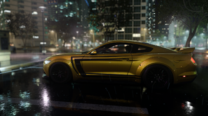 Ford Mustang Ford Mustang Gt S550 Yellow Cars Car Muscle Cars American Cars Need For Speed Heat 1920x1080 Wallpaper