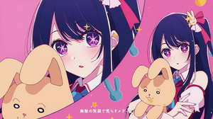 YOASOBi Oshi No Ko Hoshino Ai Anime Girls Japanese Star Eyes Looking At Viewer Long Hair Teddy Bears 3840x2160 Wallpaper