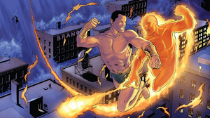 Human Torch Marvel Comics Fantastic Four Marvel Comics Namor The Sub Mariner Johnny Storm 1920x1080 Wallpaper