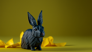 Ai Art Rabbits Origami Animals Digital Art 3060x2048 Wallpaper