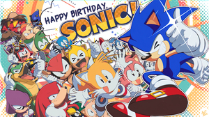 Sonic Sonic The Hedgehog Mighty Espio Knuckles Tails Character Charmy Video Game Art PC Gaming Video 3840x2160 Wallpaper