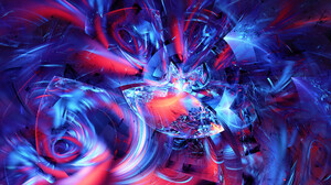 Abstract Chaotica Fractal Artwork Technochroma 3840x2160 Wallpaper