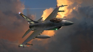 Jet Fighter Aircraft Warplane Artistic 3840x2319 Wallpaper