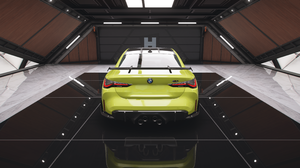 Forza Horizon 5 BMW Reflection Car Video Games CGi Taillights Rear View BMW M4 3839x2159 wallpaper